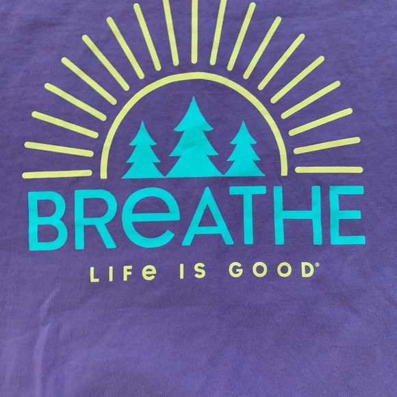Life is Good women’s purple long sleeve - Picture 2 of 3